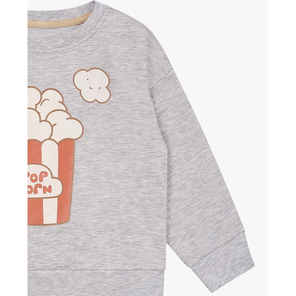 Petite Revery Long Sleeve Sweatshirt - Fog Grey, product view 6