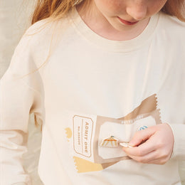 Petite Revery Long Sleeve Sweatshirt - Jet Stream