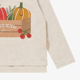 Petite Revery Munchies Long Sleeve Tee - Sea Salt