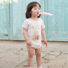 Petite Revery Onesie Nimbus Cloud Magic Bunny