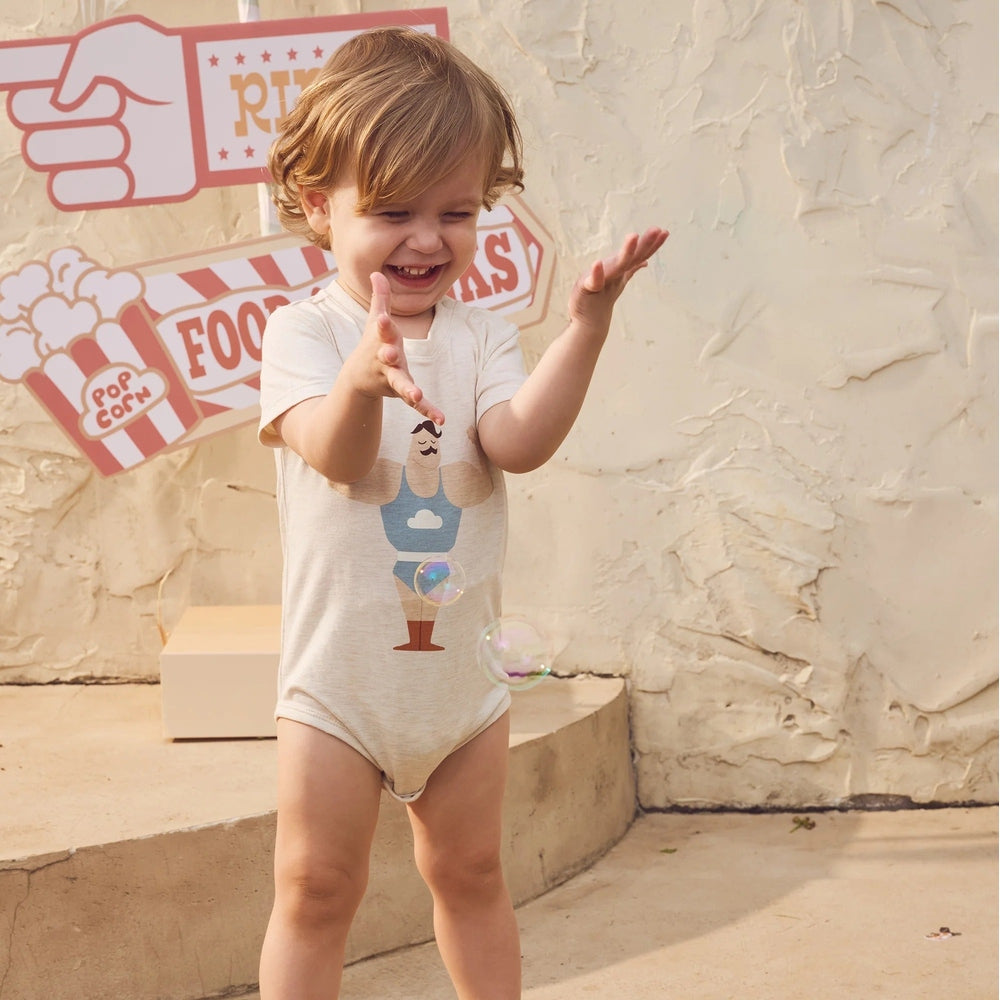 Petite Revery Onesie Nimbus Cloud Strongman