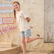 Petite Revery Oversize Tee Nimbus Cloud