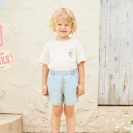 Petite Revery Oversize Tee Nimbus Cloud