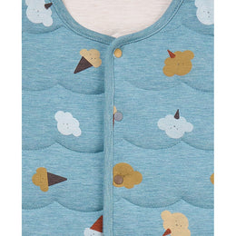 Petite Revery Quilted Reversible Vest Cloudy Cotton Candy