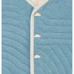 Petite Revery Quilted Reversible Vest Nimbus Cloud