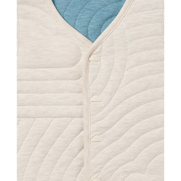 Petite Revery Quilted Reversible Vest Nimbus Cloud