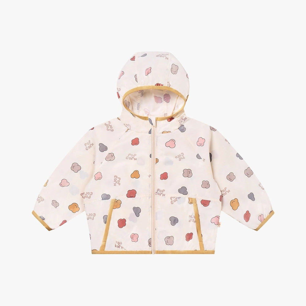 Petite Revery Recycled Nylon Hooded Wind Breaker - Popclouds, product view 4