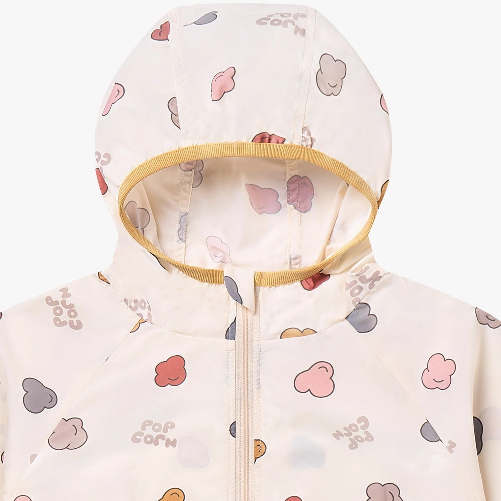 Petite Revery Recycled Nylon Hooded Wind Breaker - Popclouds, product view 6