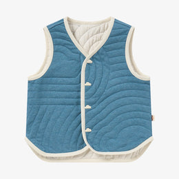 Petite Revery Reversible Vest - Oceanview
