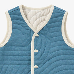 Petite Revery Reversible Vest - Oceanview