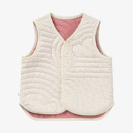 Petite Revery Reversible Vest - Old Rose