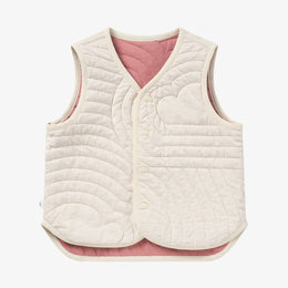 Petite Revery Reversible Vest - Old Rose