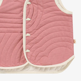 Petite Revery Reversible Vest - Old Rose
