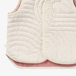 Petite Revery Reversible Vest - Old Rose