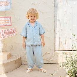 Petite Revery Short Sleeve Shirt - Chambray Denim