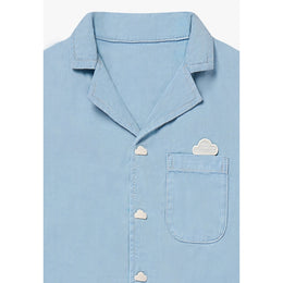 Petite Revery Short Sleeve Shirt - Chambray Denim
