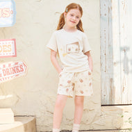 Petite Revery Short Sleeve Velcro Tee Nimbus Cloud