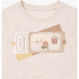 Petite Revery Short Sleeve Velcro Tee Nimbus Cloud