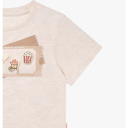 Petite Revery Short Sleeve Velcro Tee Nimbus Cloud