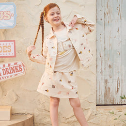 Petite Revery Skirt - Dessert Sky