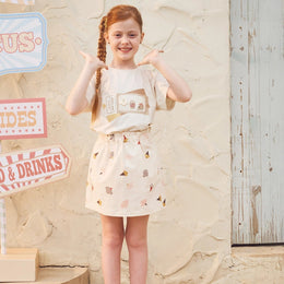 Petite Revery Skirt - Dessert Sky