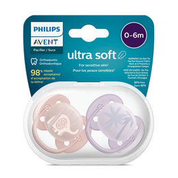 Philips Avent Ultra Soft Pacifier 2 Pack (0-6M)