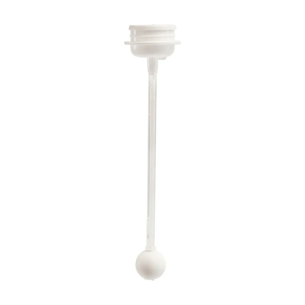 Pigeon Weaning Series Weight Ball Straw; clear long straw with a white weight ball at the end for easy sipping.