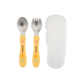 Piyo Piyo Stainless Steel Spoon & Fork Set