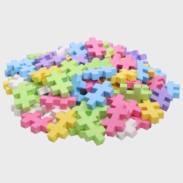 Plus-Plus Big Pastel Mix 100pcs building toy set in pastel colors