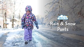 Jan & Jul Waterproof Puddle Dry Rain Pants Lavender