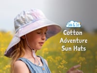 Jan & Jul Kids Cotton Adventure Hats Pink Prairie