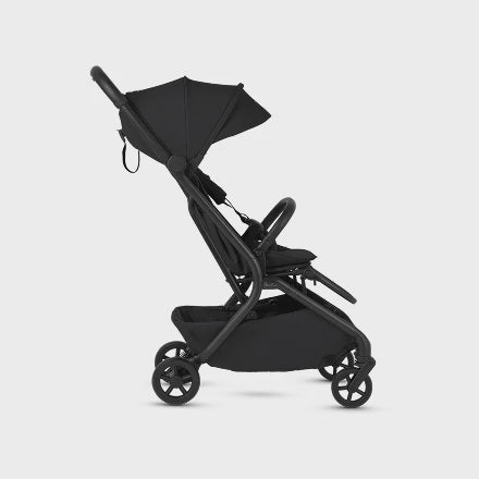 Silver Cross Nia Black compact fold sequence