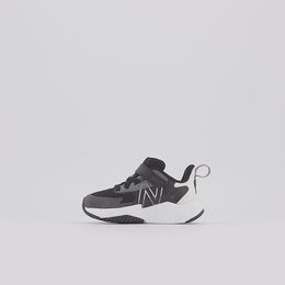 New Balance Rave Run V2 Bungee Lace With Top Strap Shoes Black With White
