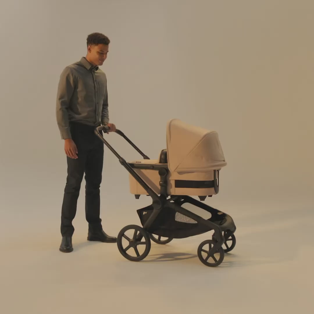 Bugaboo Kangaroo Seat Complete Stroller — Official product demonstration; accessories shown may be sold separately