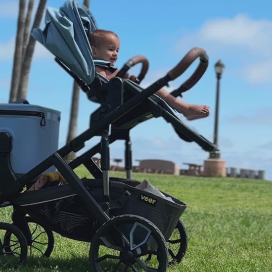 Veer Switch&Roll Luxe Single-to-Double Stroller Bundle with Leather Kit