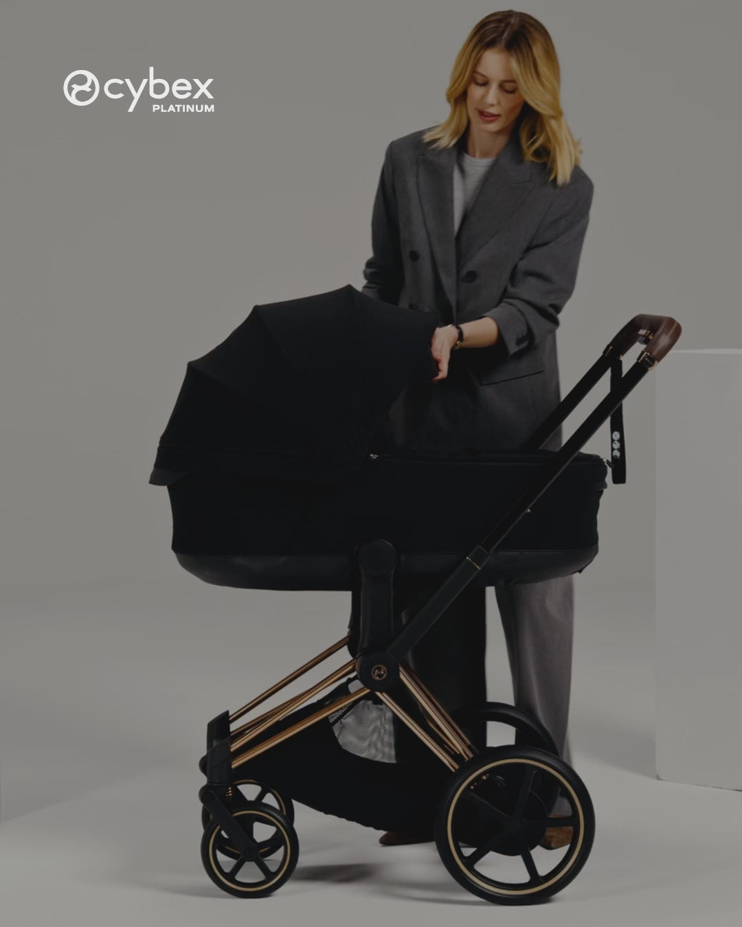 CYBEX e-Priam fold cot folding highlight video