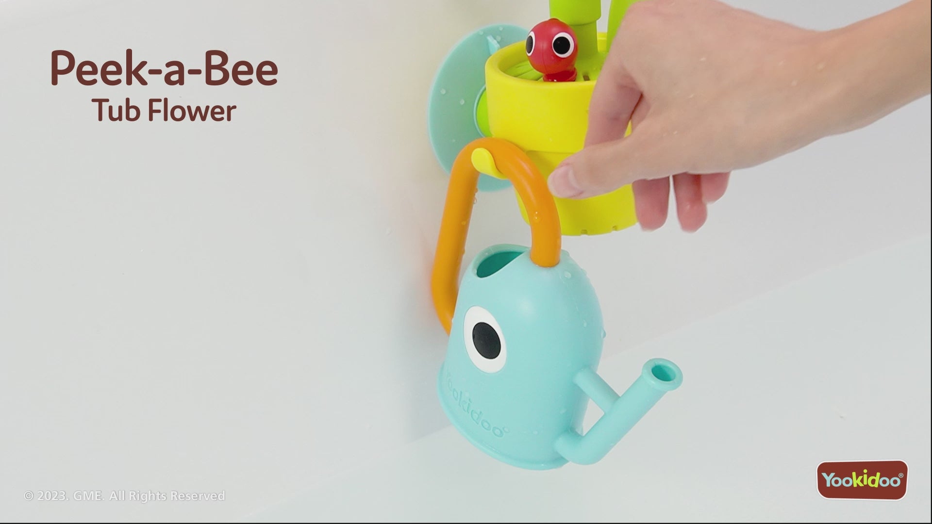 Yookidoo Peek-A-Bee Flower Tub
