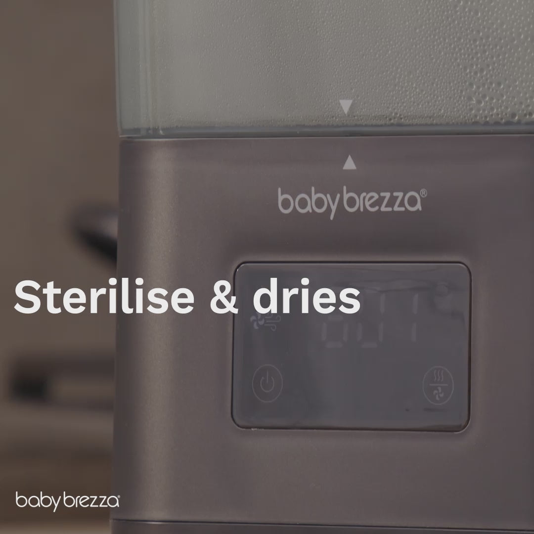 Baby Brezza SuperQuick 10-minute Bottle Sterilizer and Dryer product video
