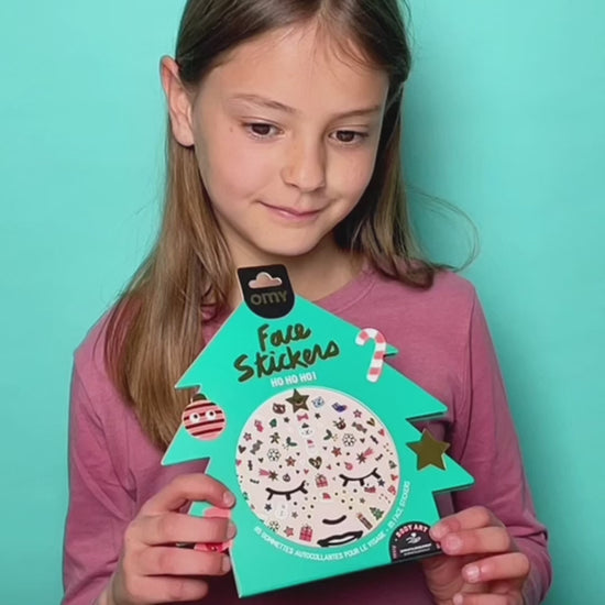 OMY Face Stickers Hohoho Holiday!