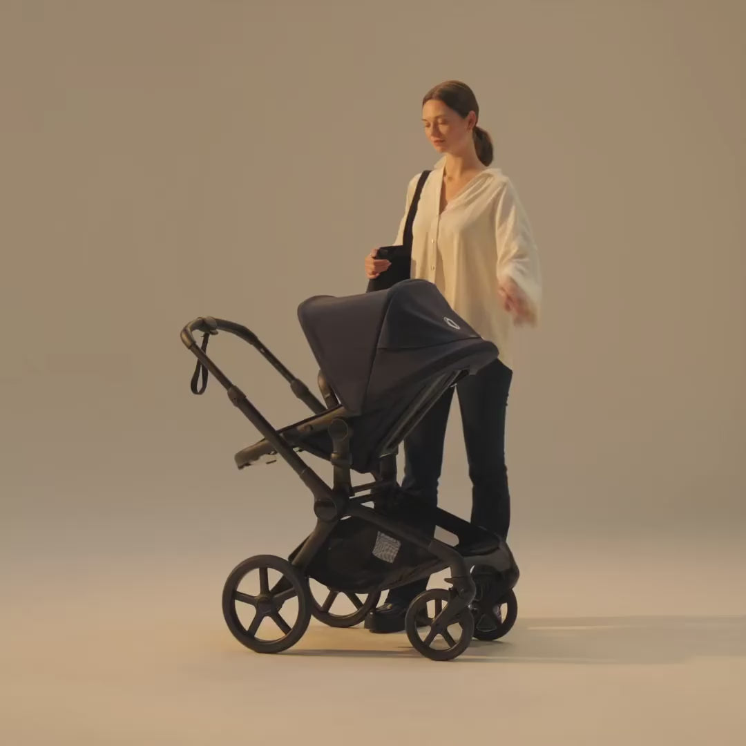 Bugaboo Fox 5 Renew Complete Stroller product demonstration; additional configurations may require separately sold accessories