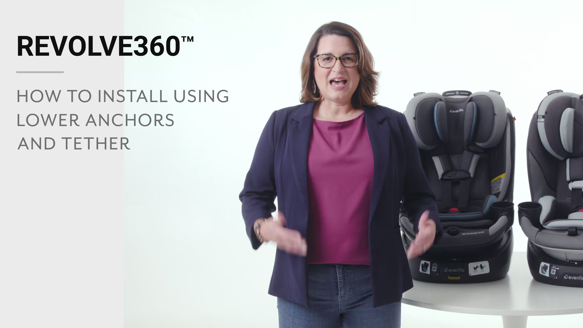 Evenflo Gold Revolve360 Extend All-In-One Rotational Car Seat With Sensorsafe