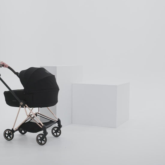 Cybex Platinum Mios 5 Stroller + Fold Cot + Cloud G Pro Recline Infant Car Seat Bundle