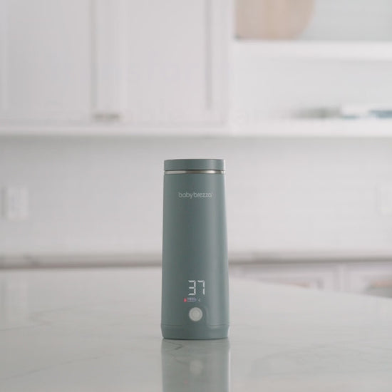 Baby Brezza Superfast® Portable Bottle Warmer - Rechargeable Travel Warmer for Formula and Breastmilk
