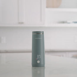 Baby Brezza Superfast® Portable Bottle Warmer - Rechargeable Travel Warmer for Formula and Breastmilk