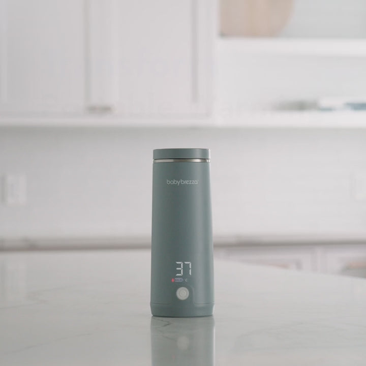 Baby Brezza Superfast® Portable Bottle Warmer - Rechargeable Travel Warmer for Formula and Breastmilk product video