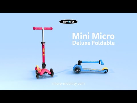 Micro Mini Deluxe Foldable Led Scooter