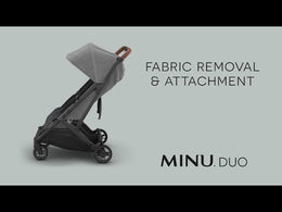 UPPAbaby Minu Duo Side-by-Side Lightweight Travel Stroller