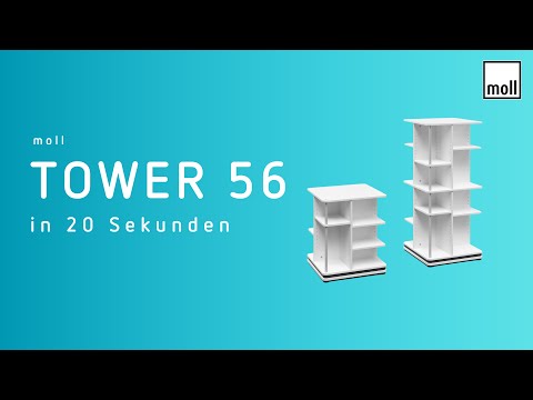 Moll Rotating Shelf Tower 56