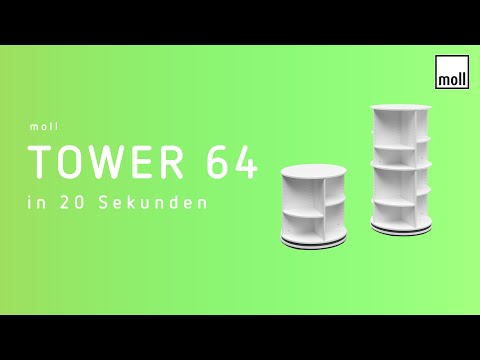 Moll Rotating Shelf Tower 64