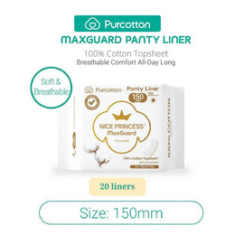 Purcotton MaxGuard Panty Liner 150mm 20Pads